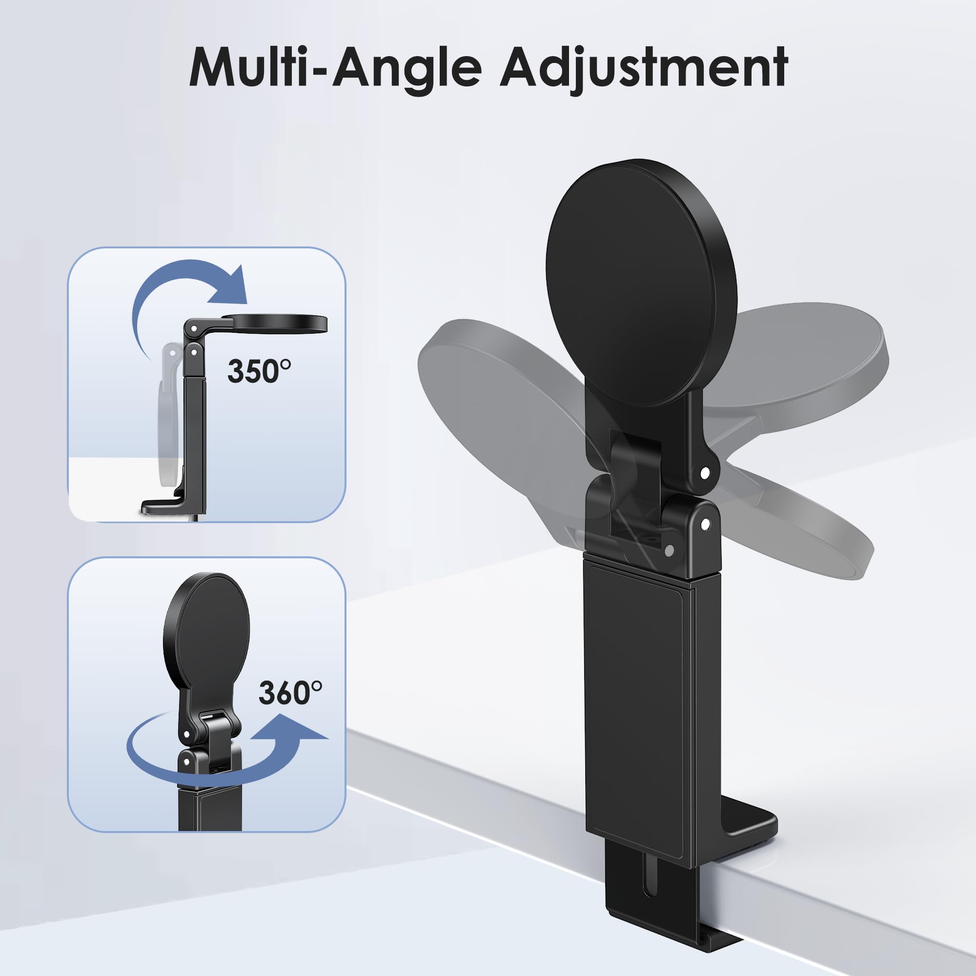 Creadream 1 Pack Airplane Phone Holder Mount For Magsafe, Plane Travel Essentials Foldable Phone Stand With 360 Rotation, Women